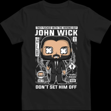Createyou John Wick - Férfi - Fekete - M