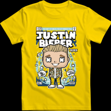Createyou Justin Bieber - Férfi - Sárga - L férfi póló