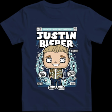 Createyou Justin Bieber - Férfi - Sötétkék - 3XL