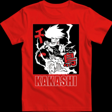 Createyou Kakashi - Férfi - Piros - 2XL férfi póló