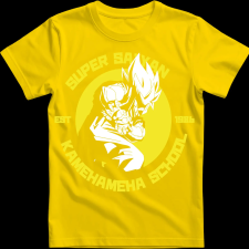 Createyou Kame Hame Ha - Férfi - Sárga - S férfi póló