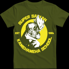 Createyou Kame Hame Ha - Férfi - Sötétzöld - 2XL