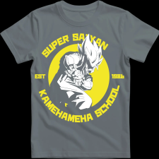 Createyou Kame Hame Ha - Gyermek - Szürke - XS gyerek póló