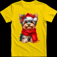 Createyou Karácsonyi Yorki - Gyermek - Sárga - M