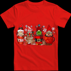 Createyou Kari manók bögrékben - Gyermek - Piros - L