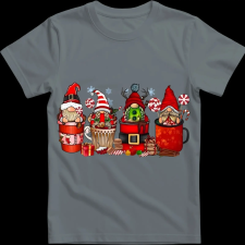 Createyou Kari manók bögrékben - Gyermek - Szürke - M gyerek póló