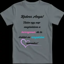 Createyou Kedves Anya - Gyermek , Szürke , XL gyerek póló