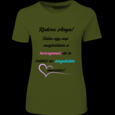 Createyou Kedves Anya - Női - Sötétzöld - 2XL