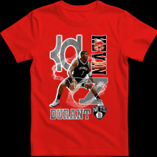 Createyou Kevin Durant - Férfi - Piros - L férfi póló