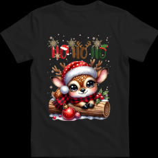 Createyou Kicsi szarvas HoHoHo - Gyermek - Fekete - XL