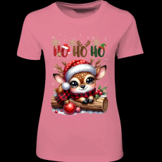 Createyou Kicsi szarvas HoHoHo - Női - Pink - 2XL