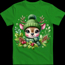 Createyou Kicsi szarvas zöldben - Férfi - Zöld - L