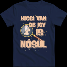 Createyou Kicsi van de így is nősül - Férfi - Sötétkék - 2XL férfi póló