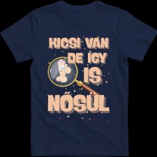 Createyou Kicsi van de így is nősül - Férfi - Sötétkék - 3XL férfi póló