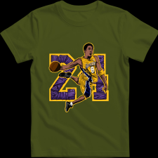 Createyou Kobe Dunk - Férfi - Sötétzöld - S férfi póló