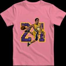 Createyou Kobe Dunk - Gyermek - Pink - XS gyerek póló