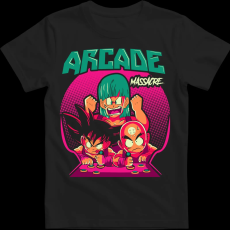 Createyou Krillin vs Goku - Gyermek - Fekete - L