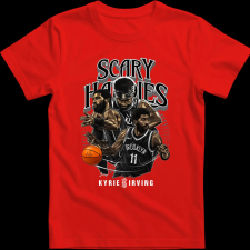 Createyou Kyrie Irving - Gyermek - Piros - XL gyerek póló