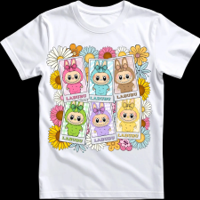 Createyou Labubu, 6 db - Férfi - Fehér - L férfi póló