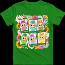 Createyou Labubu, 6 db - Férfi - Zöld - 2XL