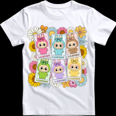 Createyou Labubu, 6 db - Gyermek - Fehér - L