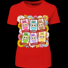 Createyou Labubu, 6 db - Női - Piros - XL