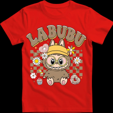 Createyou Labubu, barna - Férfi - Piros - 3XL