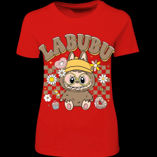 Createyou Labubu, barna - Női - Piros - 2XL