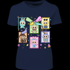 Createyou Labubu, bélyeg - Női - Sötétkék - S