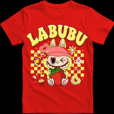 Createyou Labubu eperrel, sárga - Férfi - Piros - S