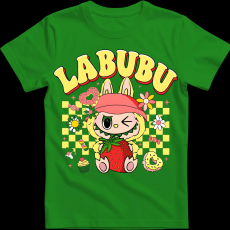 Createyou Labubu eperrel, sárga - Férfi - Zöld - 2XL