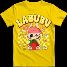 Createyou Labubu eperrel, sárga - Gyermek - Sárga - XL