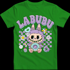 Createyou Labubu és a fánk, lila - Gyermek - Zöld - XL