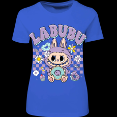 Createyou Labubu és a fánk, lila - Női - Királykék - M