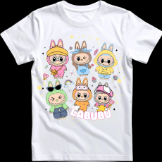 Createyou Labubu, hatan vannak - Gyermek - Királykék - S