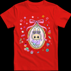 Createyou Labubu kép - Gyermek - Piros - M