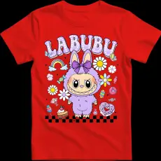 Createyou Labubu, lila - Férfi - Piros - S