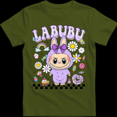 Createyou Labubu, lila - Férfi - Sötétzöld - M