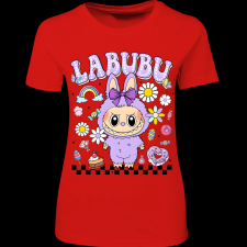 Createyou Labubu, lila - Női - Piros - 2XL női póló