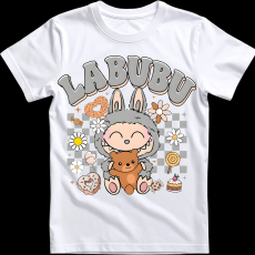 Createyou Labubu macival, szürke - Férfi - Fehér - 2XL