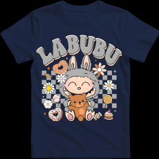 Createyou Labubu macival, szürke - Férfi - Sötétkék - XL