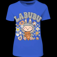Createyou Labubu macival, szürke - Női - Királykék - XL