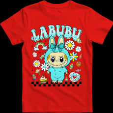 Createyou Labubu, menta - Férfi - Piros - 2XL
