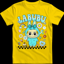 Createyou Labubu, menta - Férfi - Sárga - M férfi póló