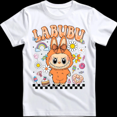 Createyou Labubu, narancssárga - Férfi - Fehér - 3XL