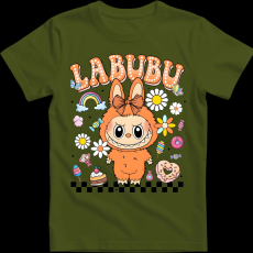 Createyou Labubu, narancssárga - Férfi - Sötétzöld - 3XL