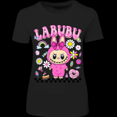 Createyou Labubu, pink - Női - Fekete - 2XL
