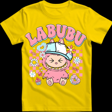 Createyou Labubu, rózsaszín - Gyermek - Sárga - M