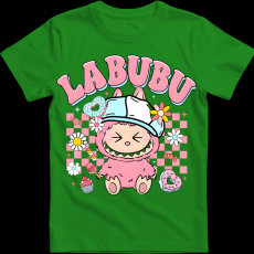 Createyou Labubu, rózsaszín - Gyermek - Zöld - L