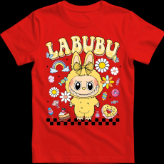 Createyou Labubu, sárgában - Férfi - Piros - L